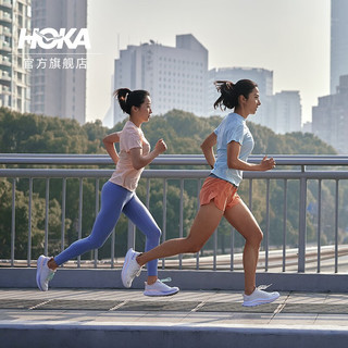 HOKA ONE ONE 男女鞋卡瓦纳公路跑步鞋Kawana透气减震耐磨新款 香槟白/云雾灰-女 38/235mm