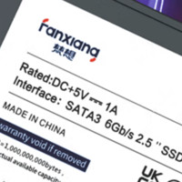 FANXIANG 梵想 512GB SSD固态硬盘 SATA3.0接口 高速低功耗 电脑升级核心稳定组件 FP325Q