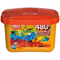 MEGA BLOKS 美高 GJD23 小颗粒创意拼搭桶-小 480颗粒