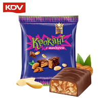 有券的上：KDV 俄罗斯进口紫皮糖 500g*2袋