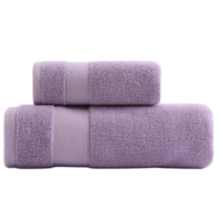 KINGSHORE 金号 4120T+4320AT 毛巾浴巾套装 2件套 紫色