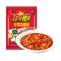 NONGSHIM 农心 甜辣双享年糕拉面锅 速食方便面韩式火锅 网红加班休闲食品 190g*1包