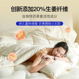 xizuo mattress 栖作 生姜春秋冬被新疆棉薄被芯单双人学生纤维加厚保暖棉花