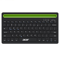 acer 宏碁 OKR212 78键 2.4G蓝牙 双模无线薄膜键盘 黑色 无光