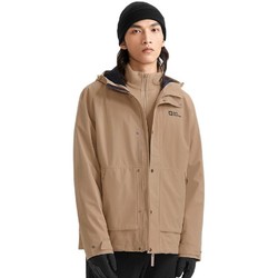 Jack Wolfskin 狼爪 男子三合一冲锋衣 5122131-5020 米白色 XXL