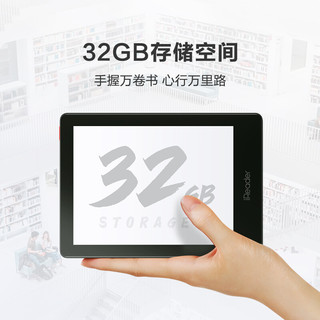 iReader 掌阅 Light2 pro智能阅读本 6英寸墨水屏电纸书 电子书阅读器 32GB 霜雪白翻页键套装