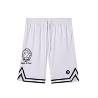 RIGORER 准者 中性运动短裤 Z122211689 白色 XXL