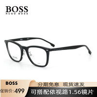 HUGO BOSS 眼镜框男士复古板材方框眼镜可配近视镜1293
