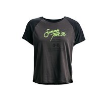UNDER ARMOUR 安德玛 FW22 女子运动T恤 1369879-010 灰色 XS