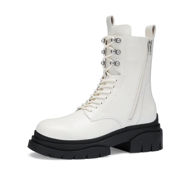 ASH 艾熙 女士10孔马丁靴 FW22-M-136992-001