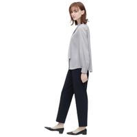 UNIQLO 优衣库 女士长袖衬衫 452707 灰色 L