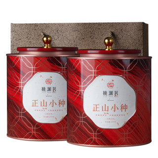 桃渊茗 武夷红茶 武夷山正山小种红茶茶叶一级 500G双罐配提袋