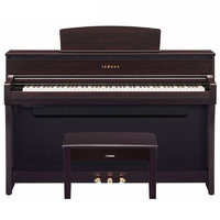 YAMAHA 雅马哈 CLAVINOVA系列 CLP-775B 电钢琴 88键重锤键盘 棕色 原装琴凳
