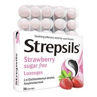 Strepsils 使立消 草莓味润喉糖 36粒