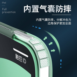 WIWU ipad保护套带笔槽 苹果平板透明壳全包休眠21/ipad9代防摔防弯air4/pro适用 天云蓝 10.2英寸（ipad9代）