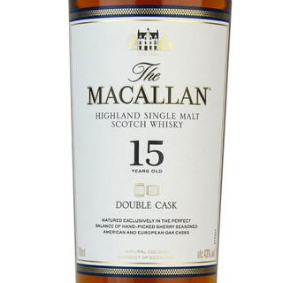 MACALLAN 麦卡伦 15年 双雪莉桶 单一麦芽 苏格兰威士忌