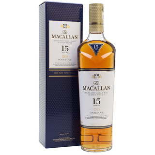 MACALLAN 麦卡伦 15年 双雪莉桶 单一麦芽 苏格兰威士忌 43%vol 700ml 礼盒装