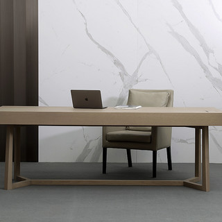 RUIDU 瑞都 亚德系列 REALDOSZ210930MLD 轻奢实木书桌 灰色 160*65*75cm