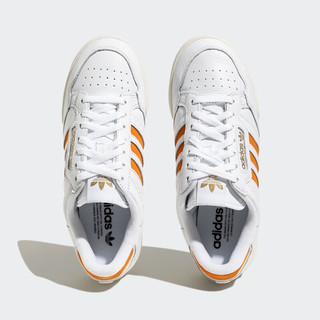 adidas阿迪达斯官方三叶草CONTINENTAL男女复古网球运动鞋小白鞋GZ6267 白/橙色 35.5(215mm)