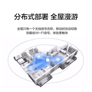 新华三（H3C）全屋WiFi6套装 5G分布式企业级千兆无线网络覆盖办公大户型别墅 3单网口面板AP+8口POE管理器