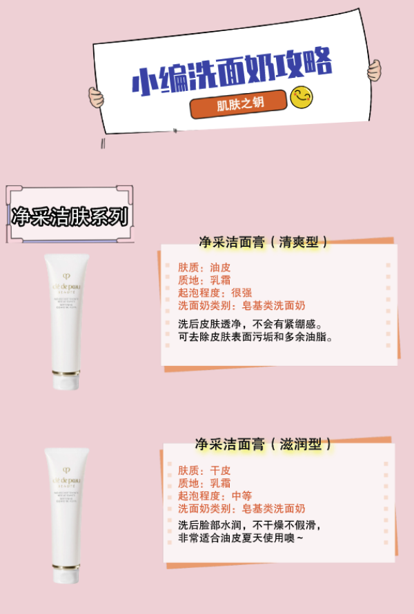 cledepeaubeaute肌肤之钥净采洁面膏20ml