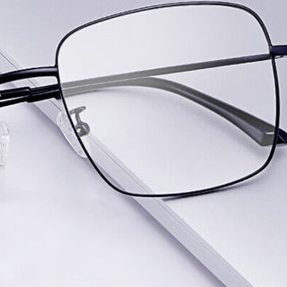 essilor 依视路 CVO4016BK 纯钛眼镜框+钻晶X4系列 非球面镜片