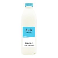simplelove 简爱 原味裸酸奶 1.08kg*1瓶 家庭装酸奶