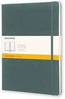 Moleskine 经典笔记本,硬封面,XL  横格/衬里,森林绿,192 页
