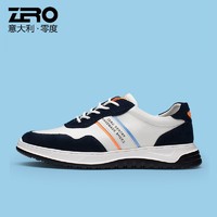 ZERO 零度男鞋运动休闲鞋2022夏季新款真皮正品男士时尚软底皮鞋