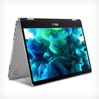 ASUS 华硕 VivoBook Flip 轻薄二合一笔记本电脑 Win10系统 4+64G