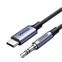UGREEN 绿联 CM450 Type-C转3.5mm 音频线缆 1m