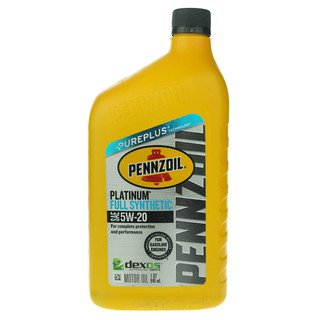 PENNZOIL 鹏斯 Platinum系列 5W-20 SN级 全合成机油 946ml