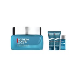 BIOTHERM 碧欧泉 男士清爽净油清洁面膜 50ml+细致爽肤水25ml+清洁面膜20ml*2