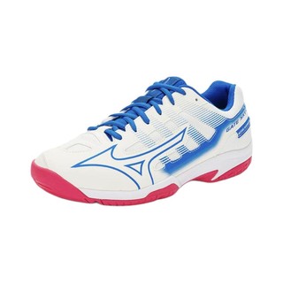 Mizuno 美津浓 Gate Sky Plus 2 中性羽毛球鞋 71GA224010 白蓝 44