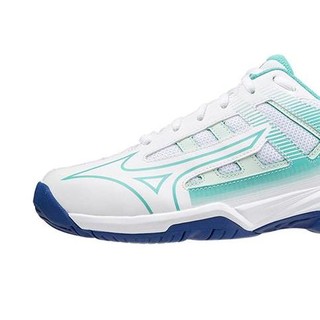 Mizuno 美津浓 Gate Sky Plus 2 中性羽毛球鞋 71GA224025 白蓝 40.5