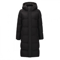 GUESS 盖尔斯 女士中长款羽绒服 YJ4W9896K 黑色 XS