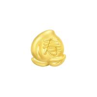 Chow Sang Sang 周生生 旗舰文化祝福系列 93772C 寿桃足金转运珠 0.8g