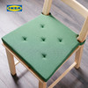 IKEA宜家JUSTINA贾斯迪纳椅垫绿色简约现代客厅书房卧室北欧风
