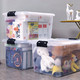 Citylong 禧天龙 透明收纳箱大号塑料搬家箱衣服玩具收纳整理箱储物箱置物箱 三个装