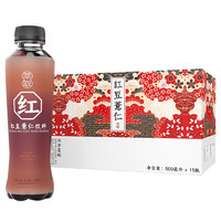 小苏先生 红豆薏仁茶500ml*15瓶无糖饮料水0卡0脂薏米茶饮品女神健康礼