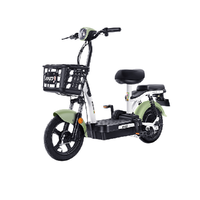 XDAO 小刀电动车 小K 电动自行车 TDT2222Z 48V12Ah铅酸电池 果冻绿