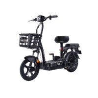 XDAO 小刀电动车 小K 电动自行车 TDT2222Z 48V12Ah铅酸电池 绅士黑