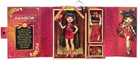 Rainbow High 中华新年收藏玩偶- 2022 年虎百合钟,多色彩虹*,2 件混搭华丽服装以及高级娃娃配饰,多色