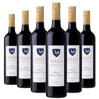 Haan Wines 瀚恩酒庄 巴罗萨谷 梅洛品丽珠 干红葡萄酒 2012年 6瓶