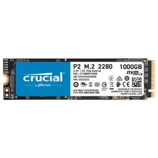 Crucial 英睿达 P2 NVMe M.2 固态硬盘 2TB