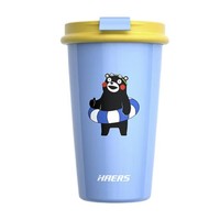 HAERS 哈尔斯 HE-400-20k 熊本熊联名 保温杯 400ml 蓝色