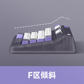 IQUNIX OG80薄藤 机械键盘 三模热插拔客制化键盘 无线蓝牙游戏键盘 83键电脑键盘 TTC金粉轴RGB版