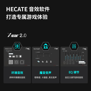 EDIFIER 漫步者 HECATE GM380声卡版 入耳式游戏耳机带麦 电竞吃鸡电脑手机直播耳麦 7.1声道外置声卡 绿色