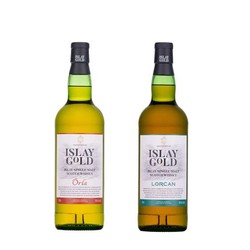 ISLAY GOLD 艾雷岛金牌 单一麦芽苏格兰威士忌组合（Orla 40%vol 700ml+Lorcan 46%vol 700ml）