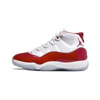 AIR JORDAN 正代系列 Air Jordan 11 Retro 男子篮球鞋 CT8012-116 白红 45